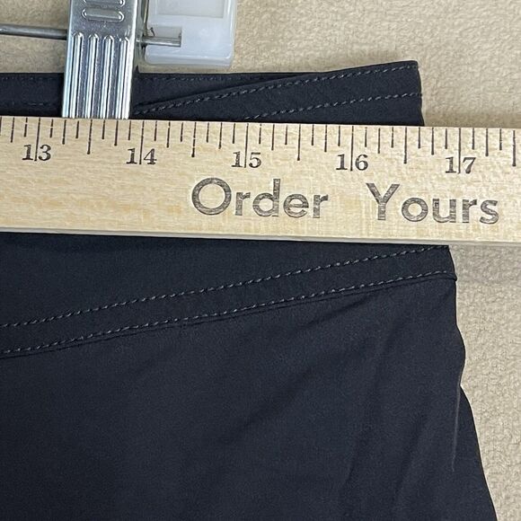 Fire + Ice Shorts Mens 34 Black Drawstring Waist Pockets Lightweight Board Short - Picture 6 of 12